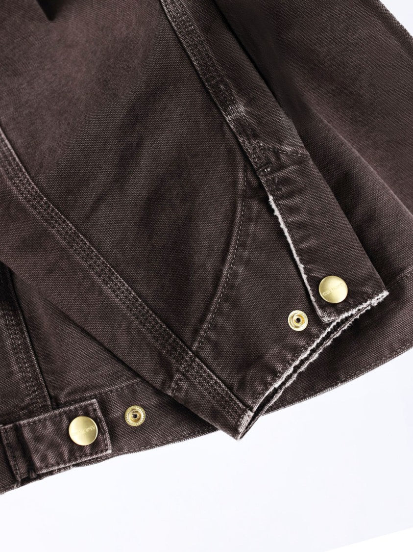 Carhartt Wip Brown Og Detroit Organic Cotton Jacket