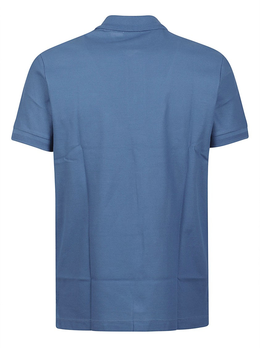 Burberry Textured Fabric Polo Shirt With Three-Button Placket