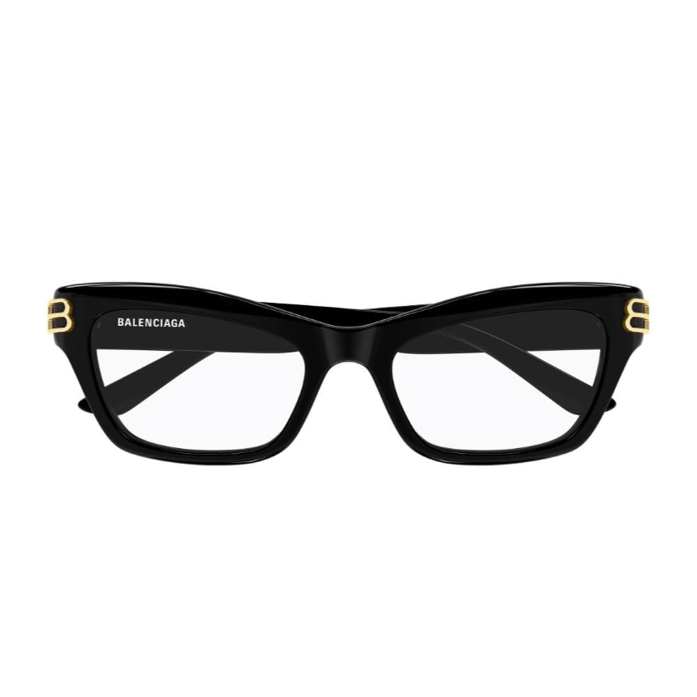Balenciaga Bb0435o Everyday Line Cat-Eye Black Acetate Optical Frames