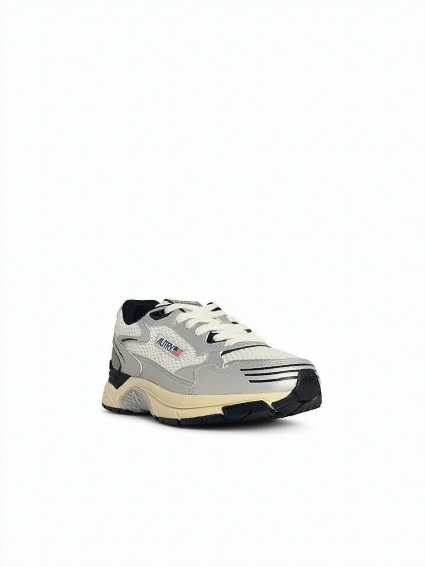 Autry Layered Sneaker With Textured Upper