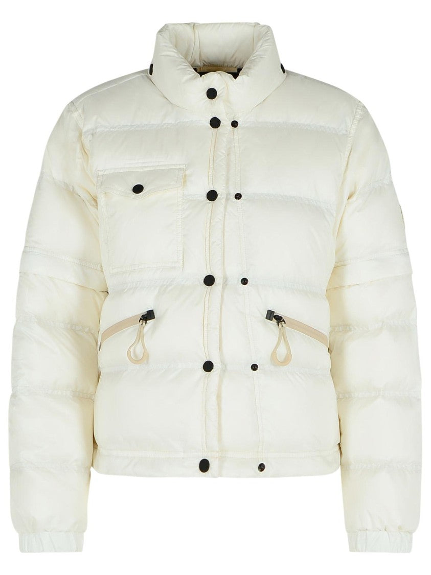 Moncler Grenoble 'Mauduit' White Polyester Bomber Jacket