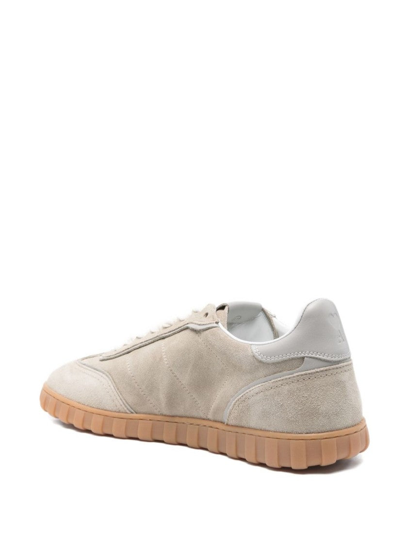 Ami Paris Low-Top Suede Sneakers