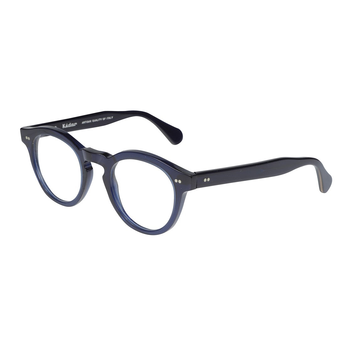 Kador Tony Rounded Frame Eyeglasses With Keyhole Bridge