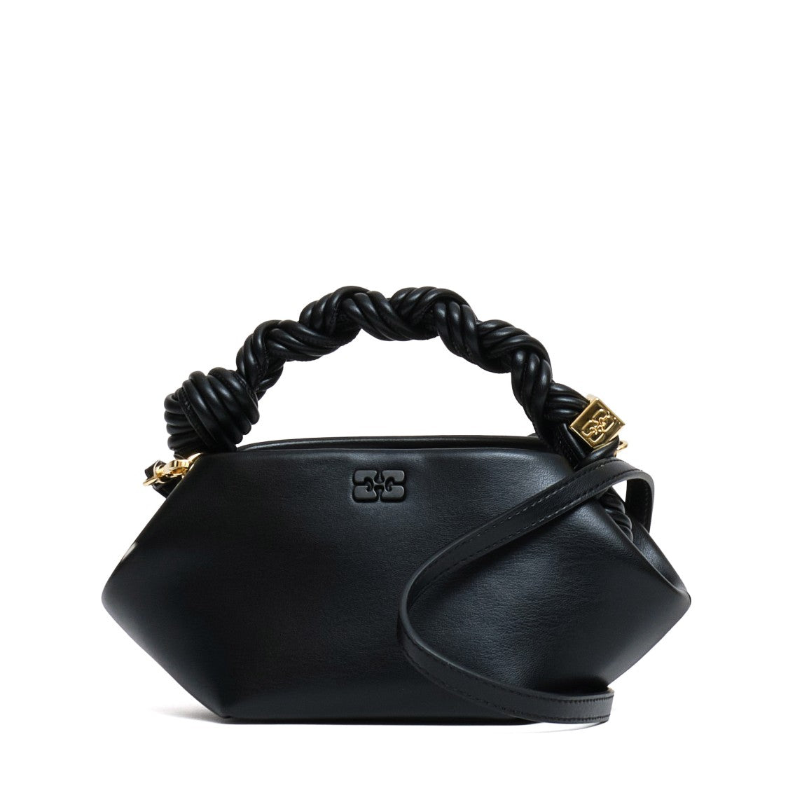 Ganni Hexagonal Mini Bou Bag With Twisted Top Handle