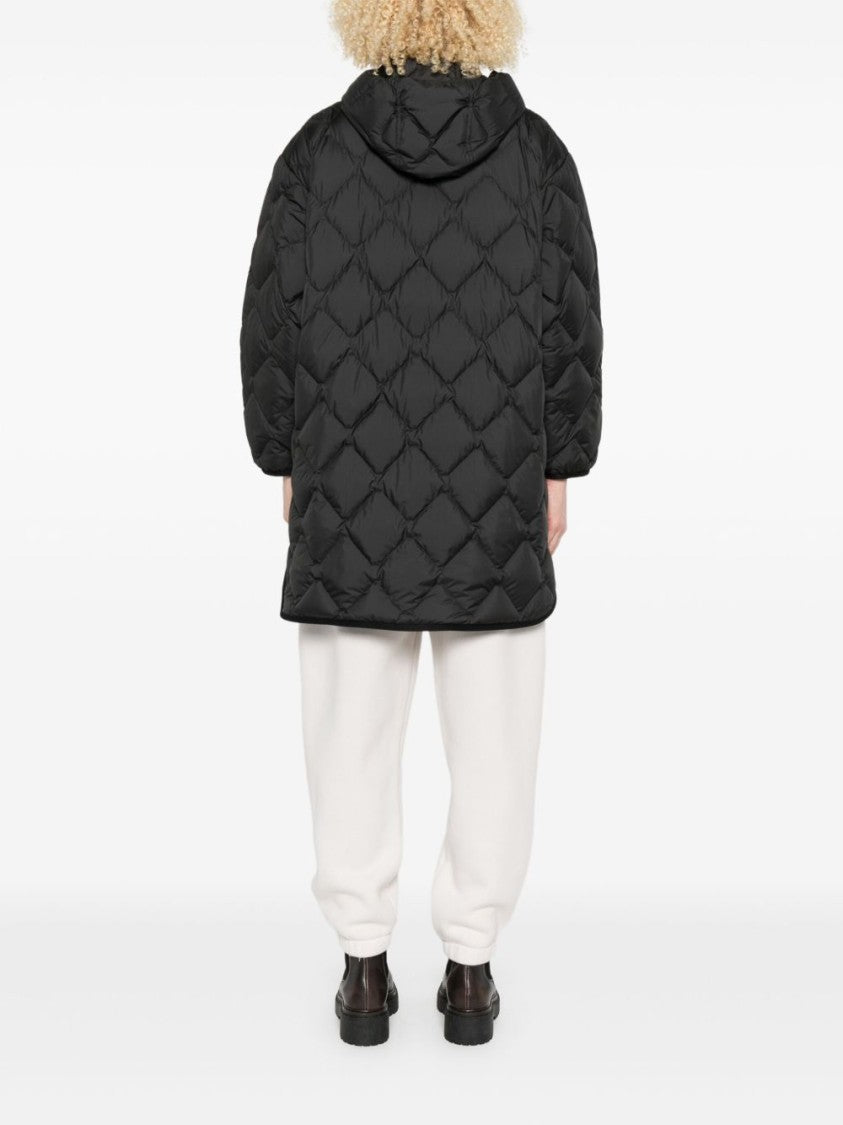 Woolrich Quilted Oversized Woolrich Coat With Hood