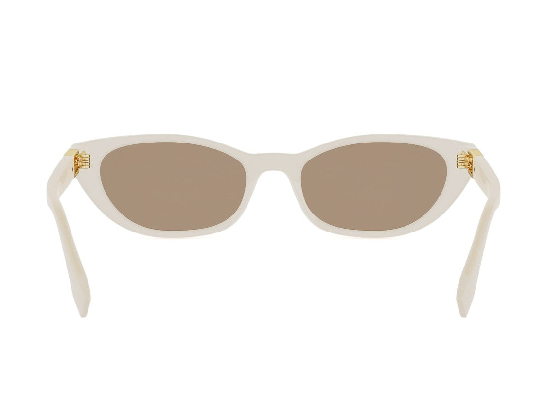 Fendi Fe40224i Rounded Acetate Sunglasses