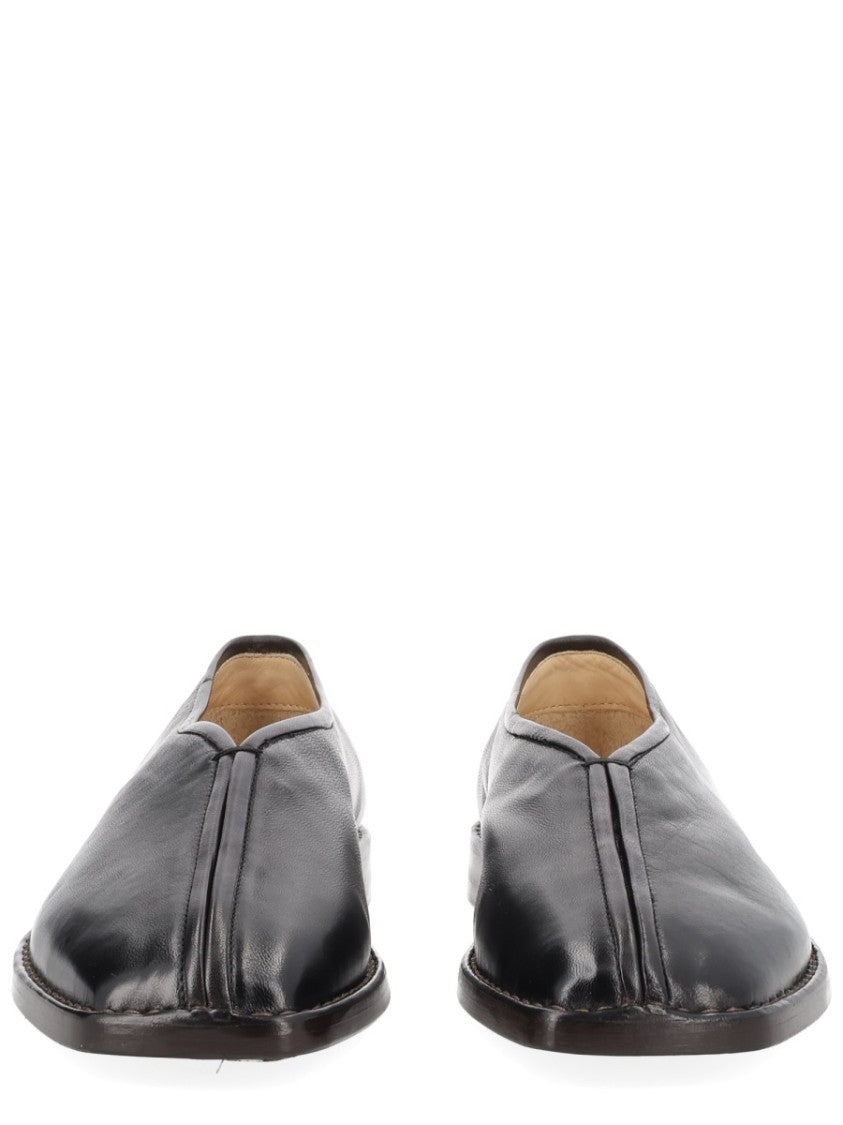 Lemaire Flat Piped Lamb Leather Slippers