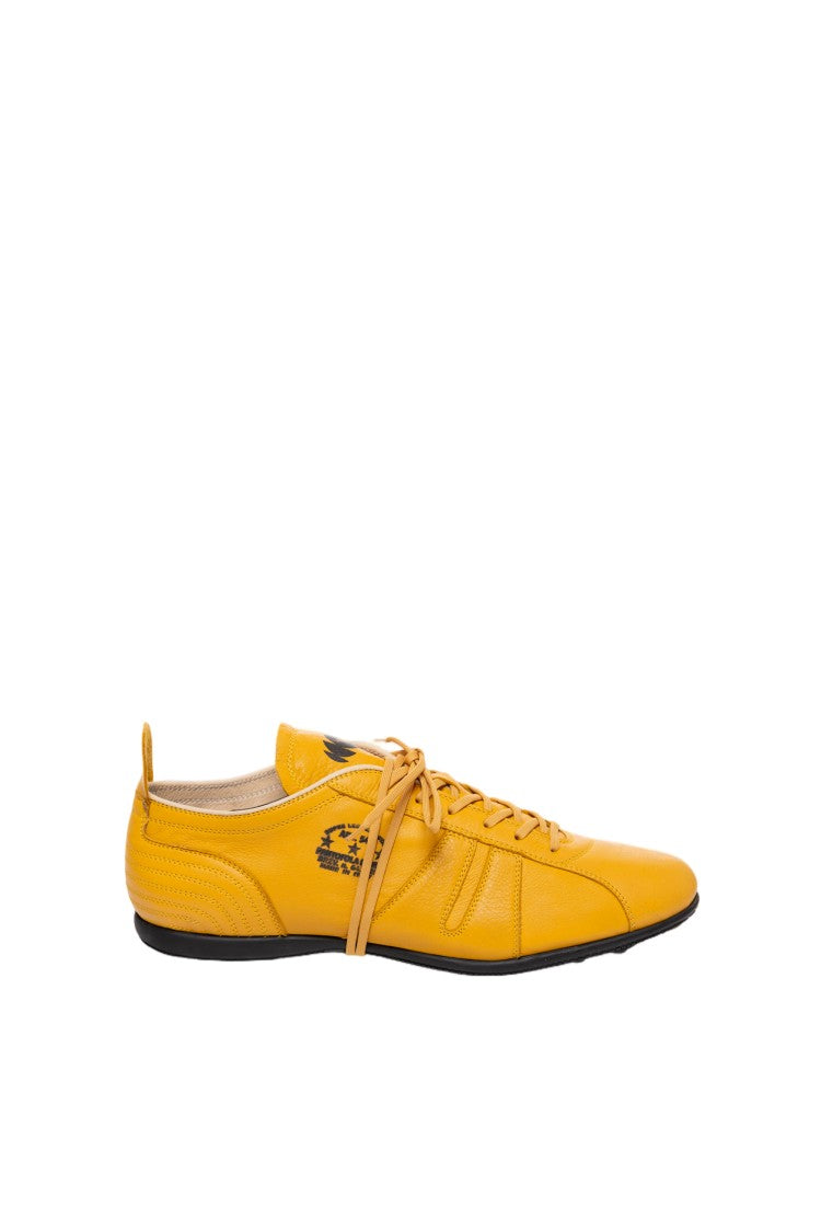 Pantofola D'oro Blue Soft Calfskin Padded Footbed Sneakers