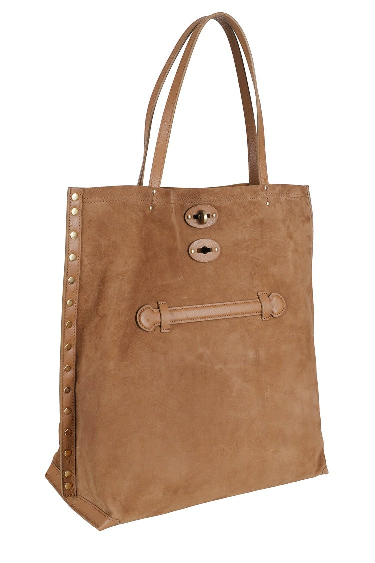 Zanellato Brown A Spasso Swivel Buckle Leather Shoulder Bag