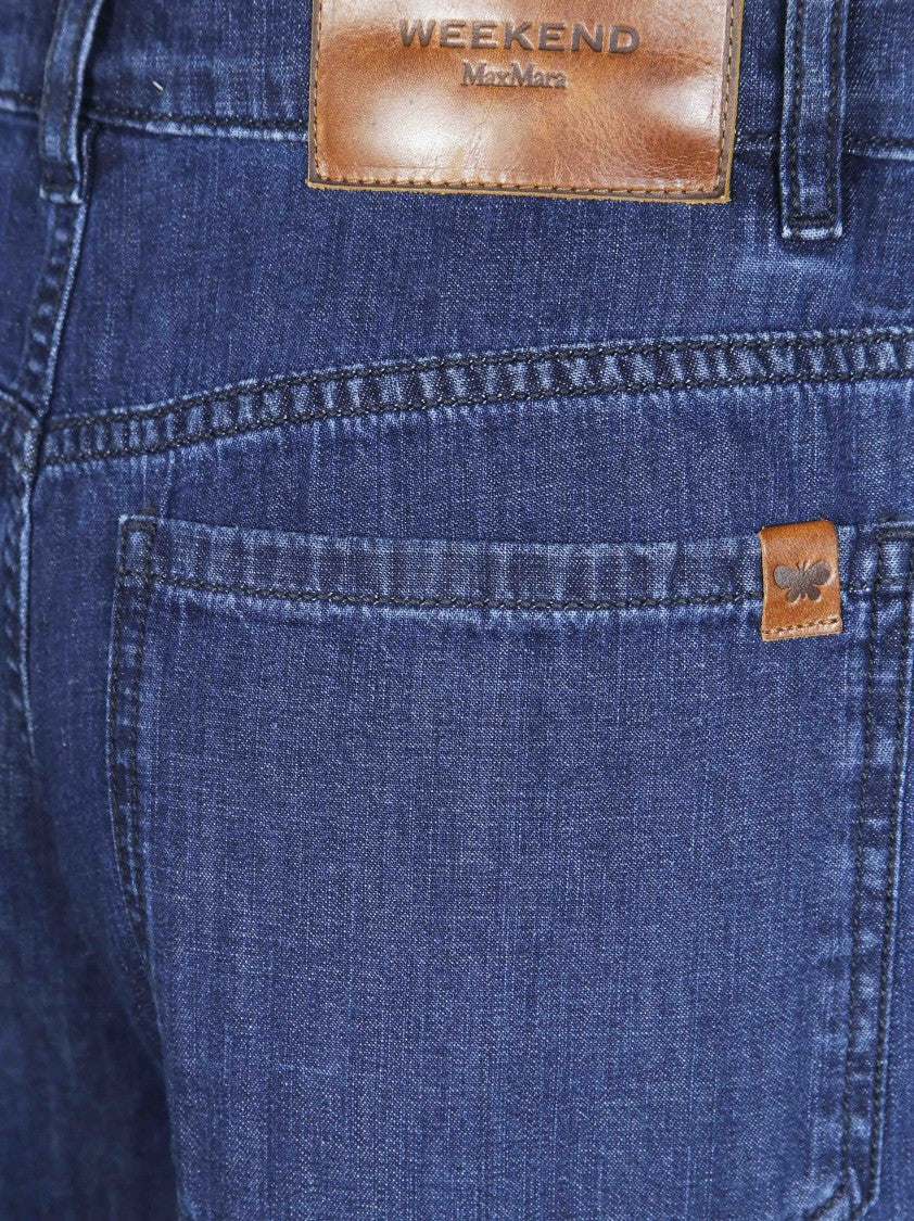 Max Mara Wkdvega Wide-Leg Cropped Denim Jeans