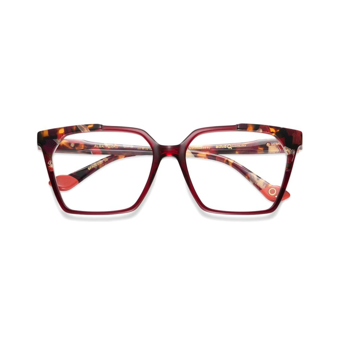Etnia Barcelona Alba Oversized Tortoiseshell Square Frame Eyeglasses
