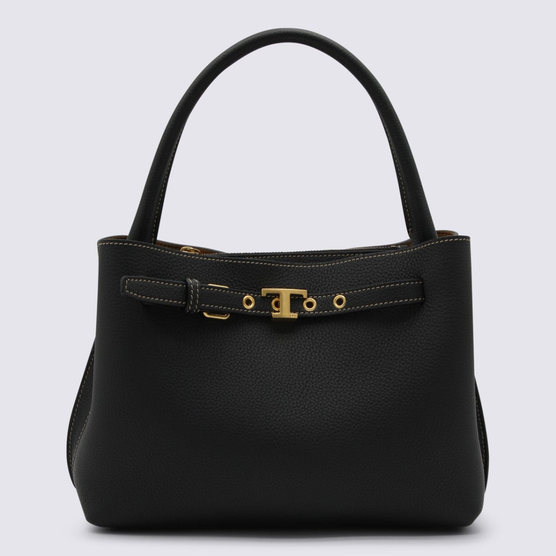 Tod's Textured Leather Tote With Gold-Tone Hardware