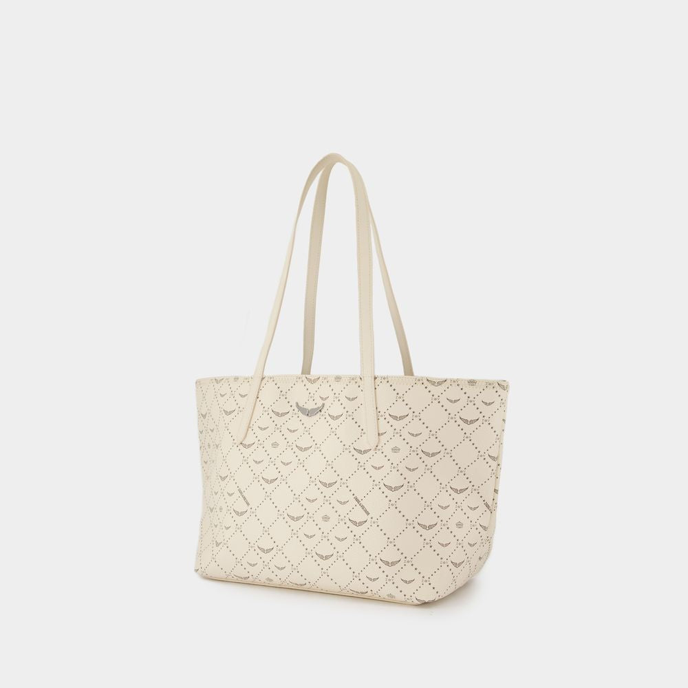 Zadig & Voltaire Z Shopper Monogram Shopper Bag - Synthetic - White
