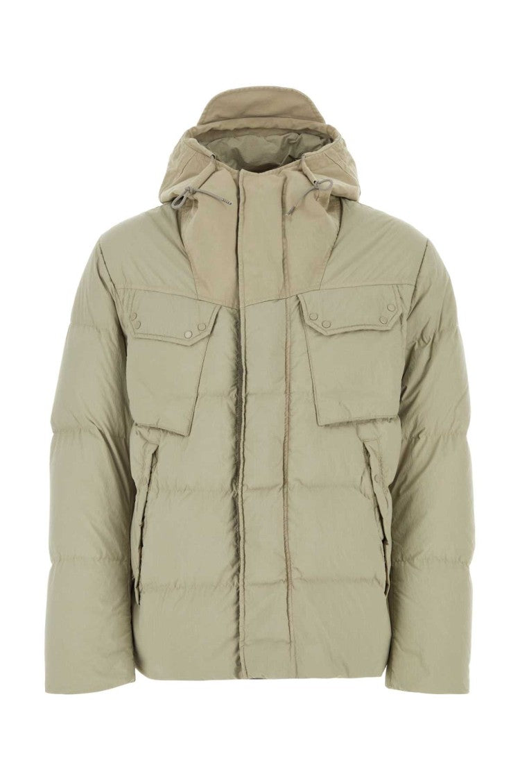 Ten C Sand Nylon Grays Down Jacket