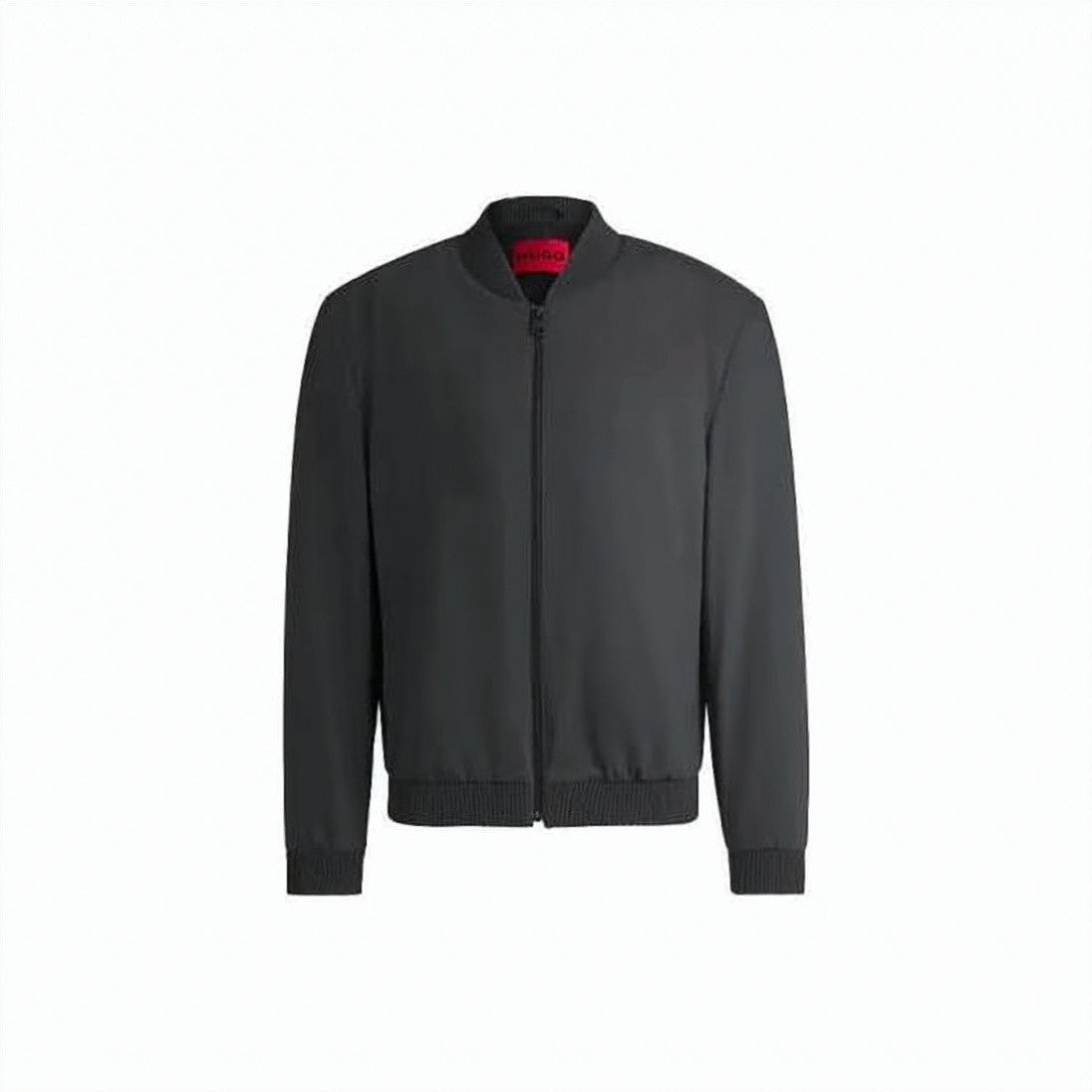 Hugo Boss Black Jacket With Stand Collar