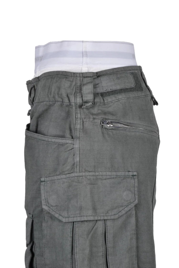 Alexander Wang Comfort Cargo Trousers - Military Green