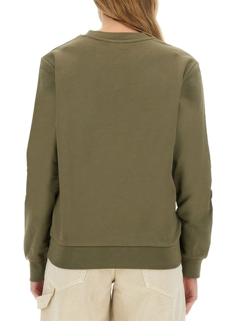 A.P.C. Long-Sleeve Sweatshirt With Inverted Logo