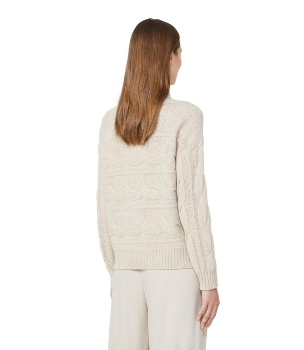 Max Mara Textured Cable Knit Sweater