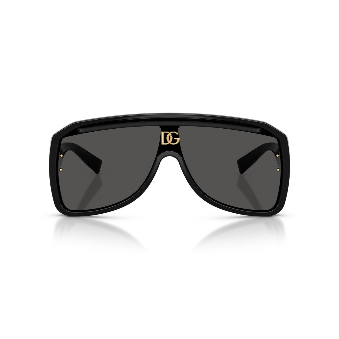 Dolce & Gabbana 0Dg6205 Oversized Rectangular Sunglasses With Gold Accents