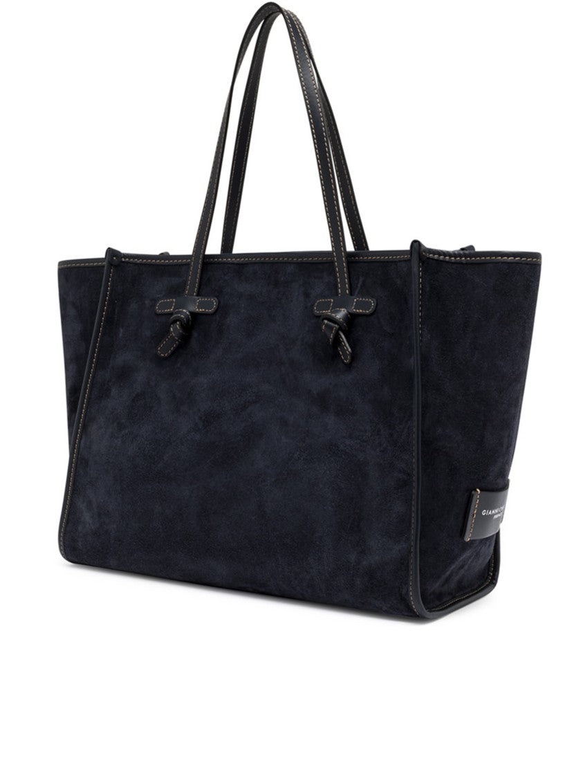 Gianni Chiarini Marcella Spacious Suede Detachable Pouch Tote