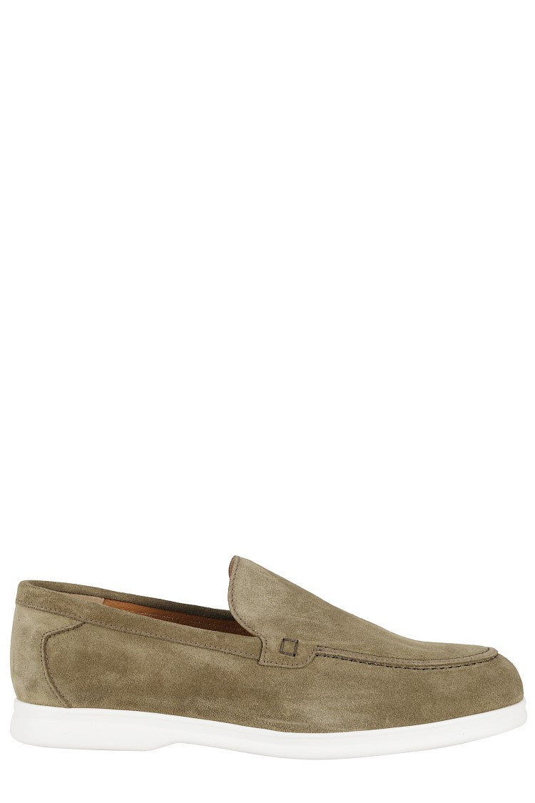 Doucal's Suede Loafer - Olive
