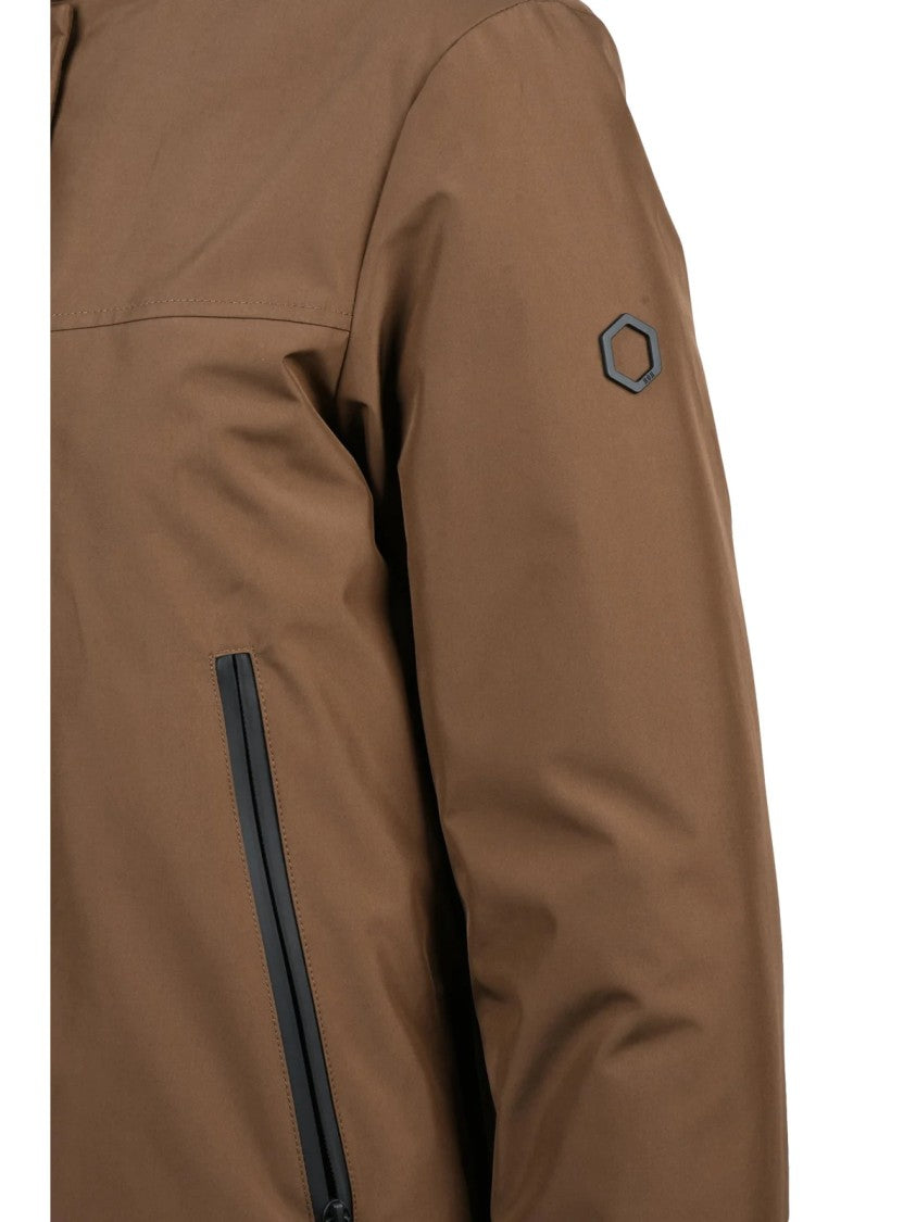 Hox Brown Down-Filled Polyester Parka