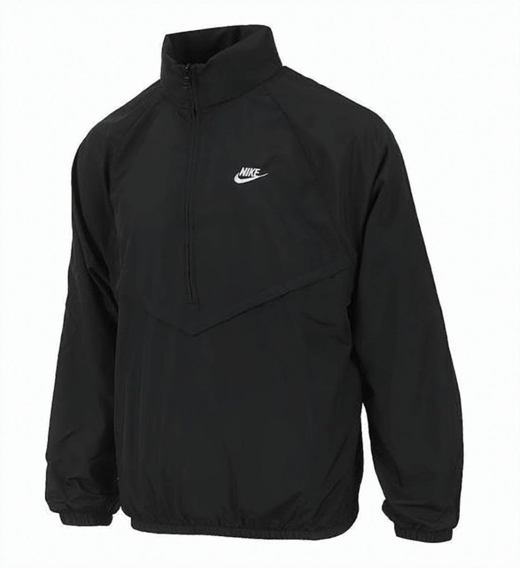 Nike Pullover Jacket With High Collar And Half-Zip Design