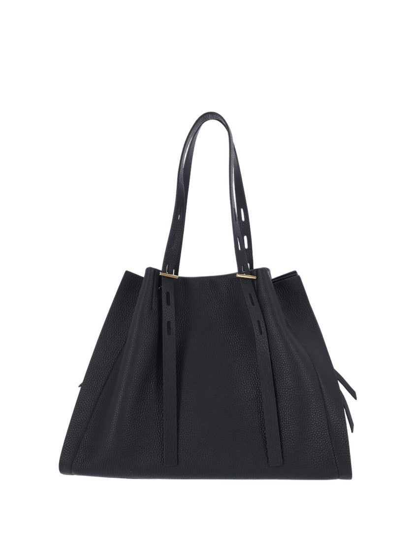 Minobossi Structured Black Minimalist Bag