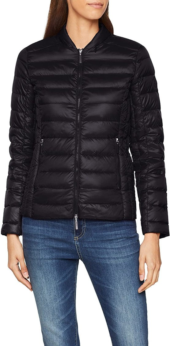 Armani Exchange Quilted Lightweight Jacket Stand Collar Zip