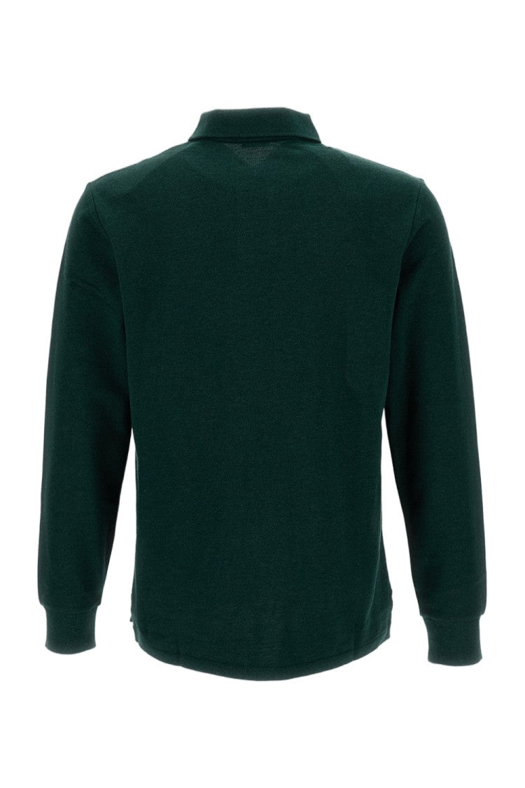 Polo Ralph Lauren Green Custom Slim Fit Cotton Piqué Polo Shirt