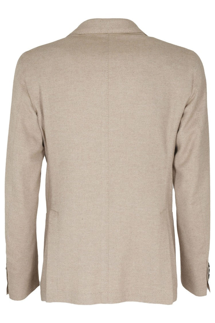 L.B.M. Single-Breasted Cashmere Jacket With Classic Lapels