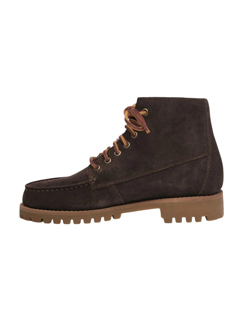 Sebago Parker Oiled Suede Rugged Rubber Sole Ankle Boots