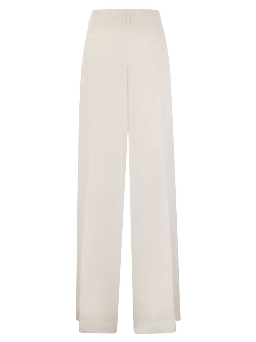 Antonelli Tulipano - Linen Wide Trousers