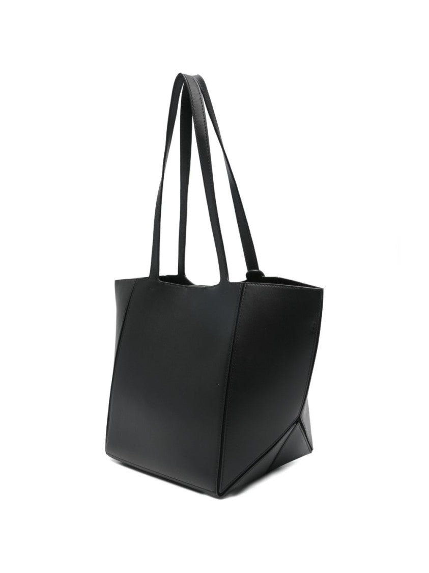Michael Kors Structured Black Calf Leather Tote Bag