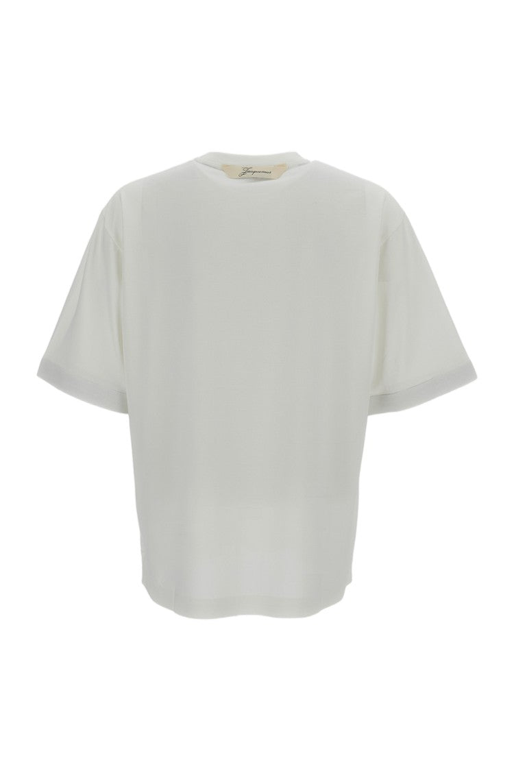 Jacquemus White The Rond Carre T-Shirts