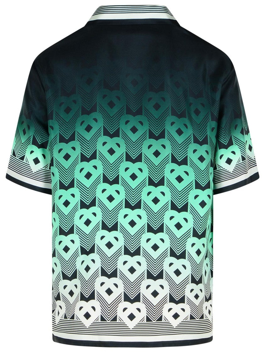 Casablanca Green Silk Shirt