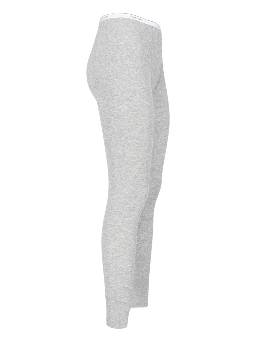 Calvin Klein Grey Slim Tapered Elastic Waistband Trousers