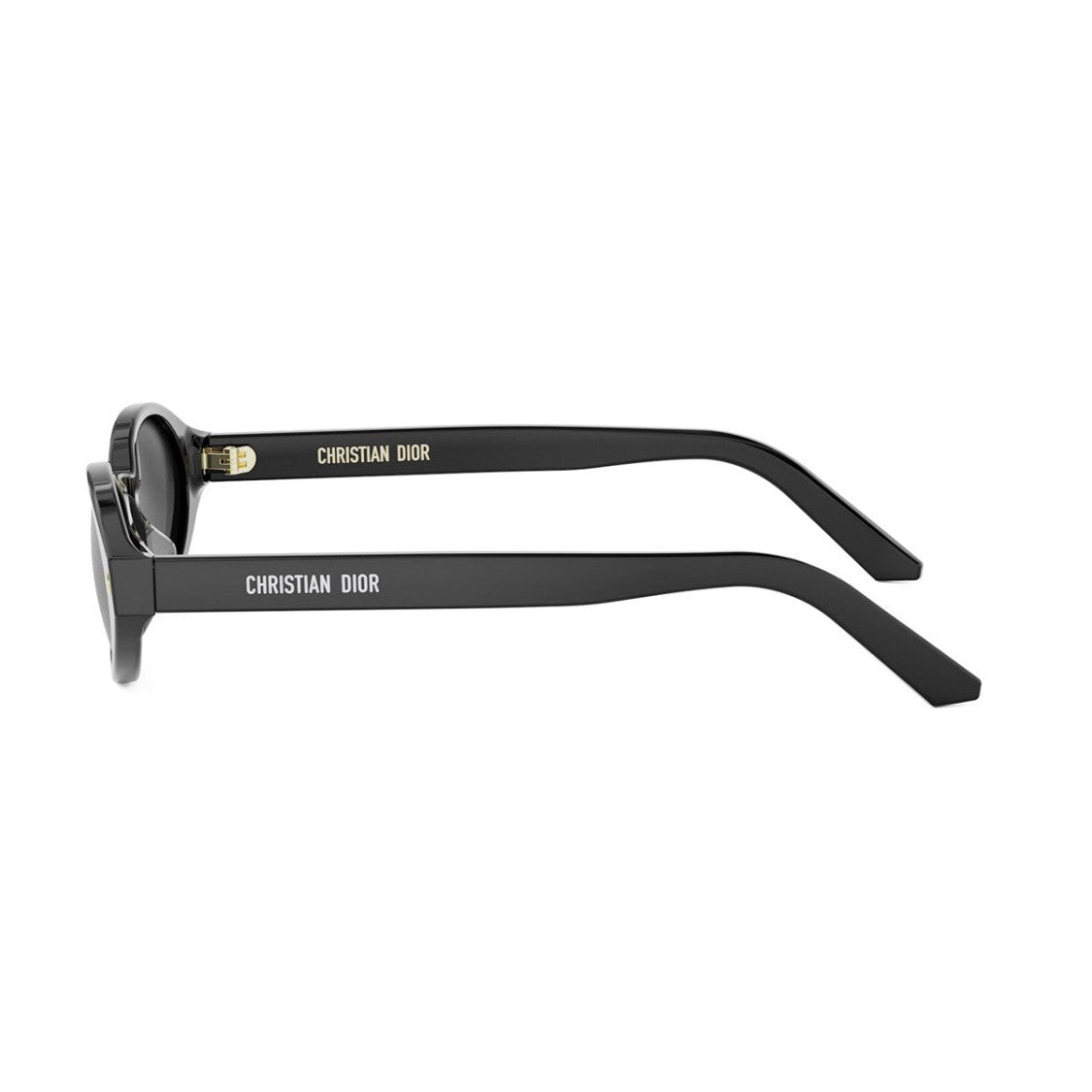 Dior Black Diorpacific R1i Metallic Star Accent Oval Sunglasses