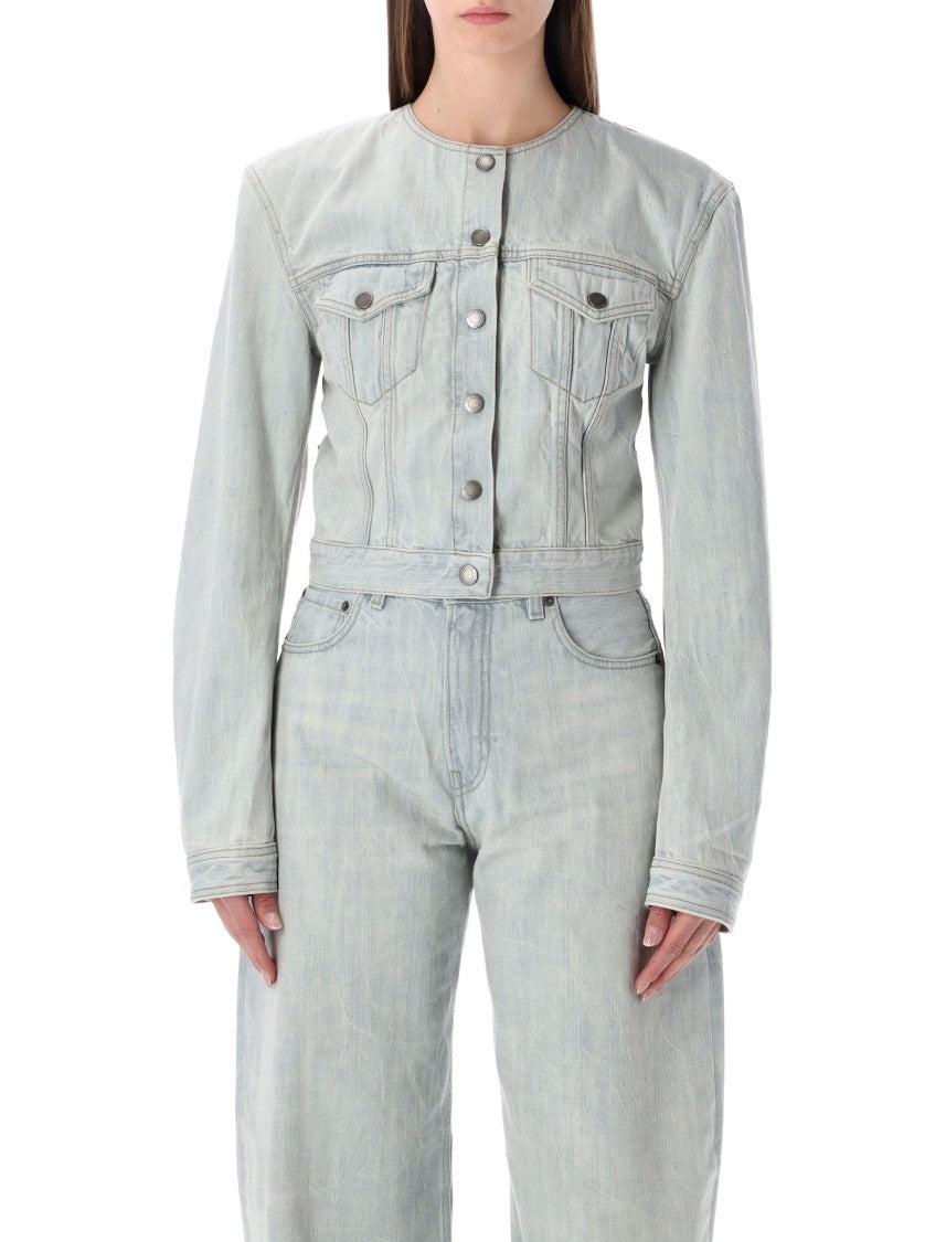 Haikure Shirley Light-Wash Denim Jacket