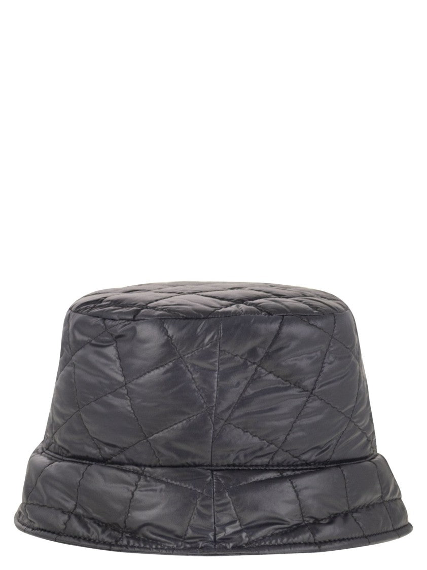 Moncler Padded Bucket Hat With Diamond Quilting