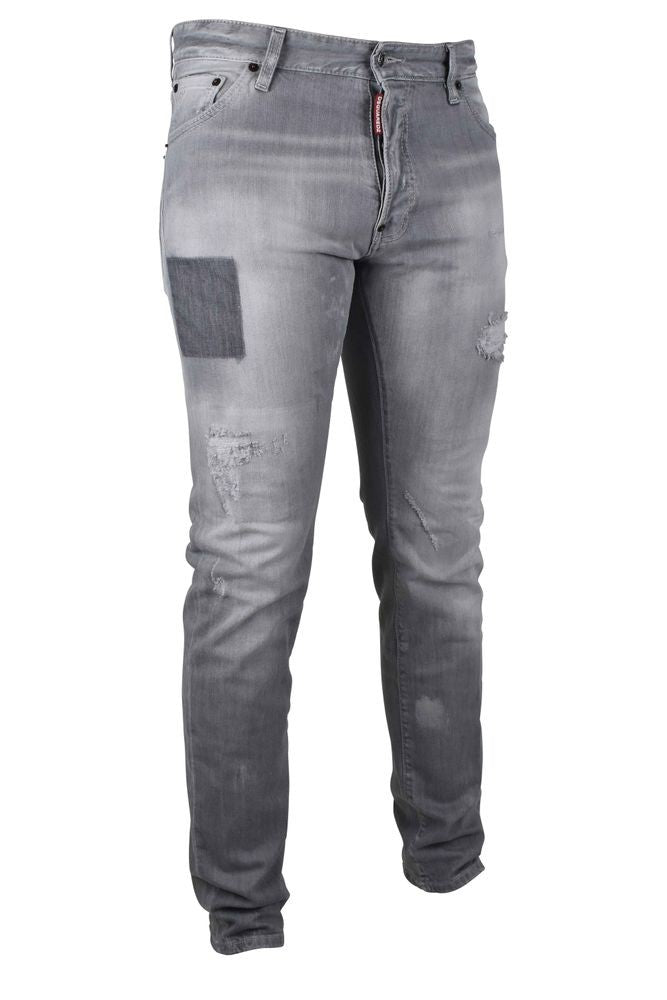 Dsquared2 Light Grey Cotton Cool Guy Jeans