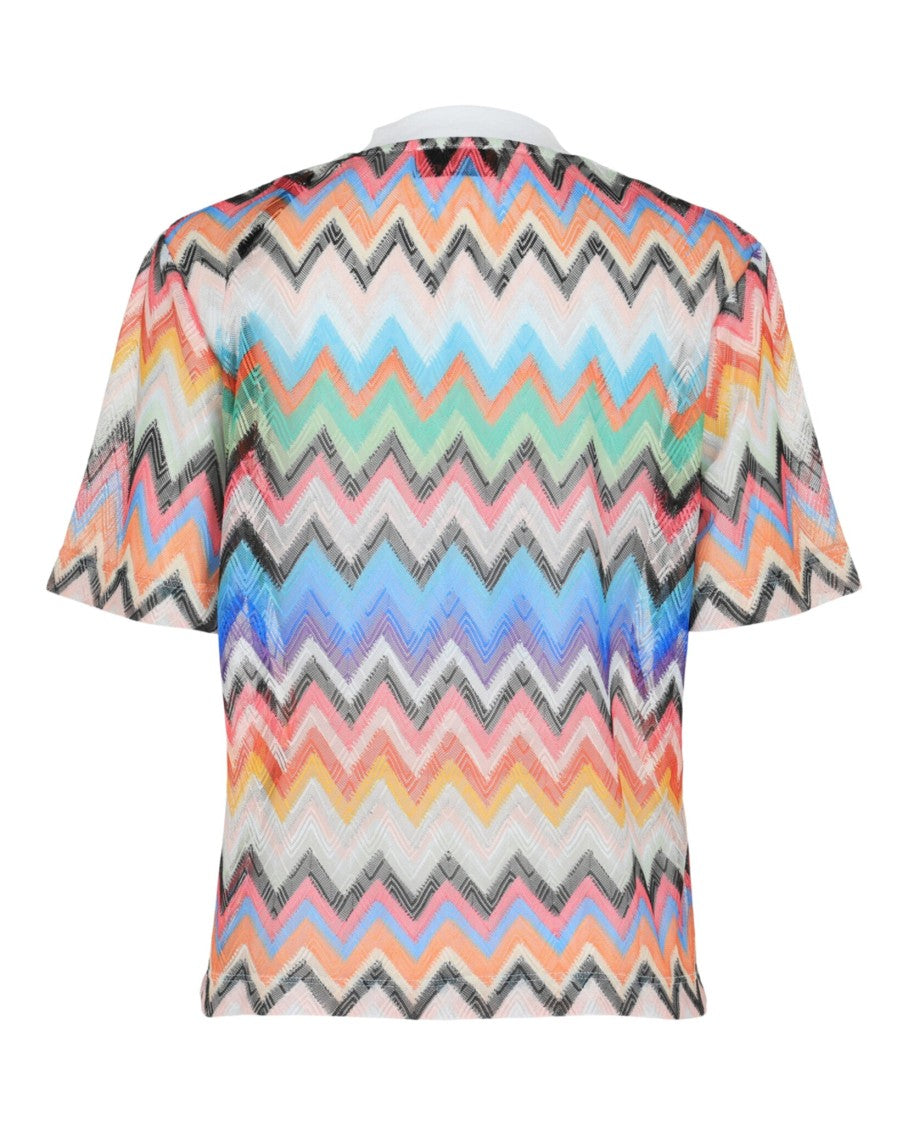 M Missoni Zig Zag Short Sleeve Shirt
