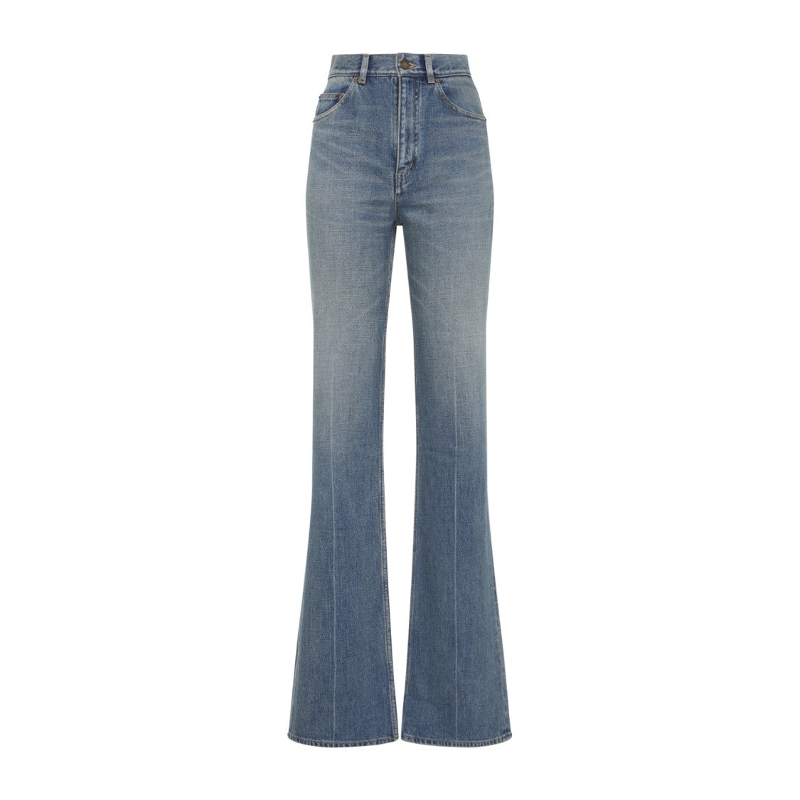 Saint Laurent High-Waisted Flared Jeans With Vintage Appeal