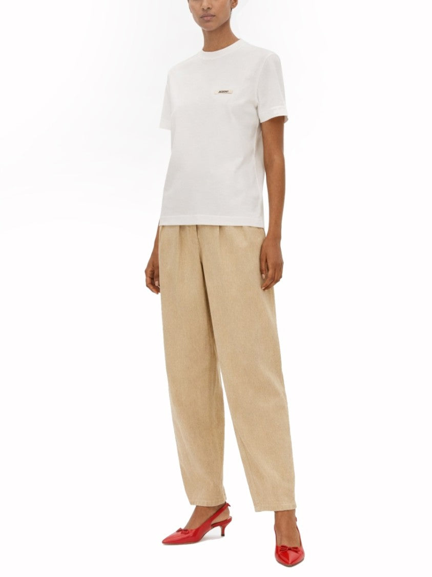 Jacquemus Grosgrain Label Chest Detail T-Shirt