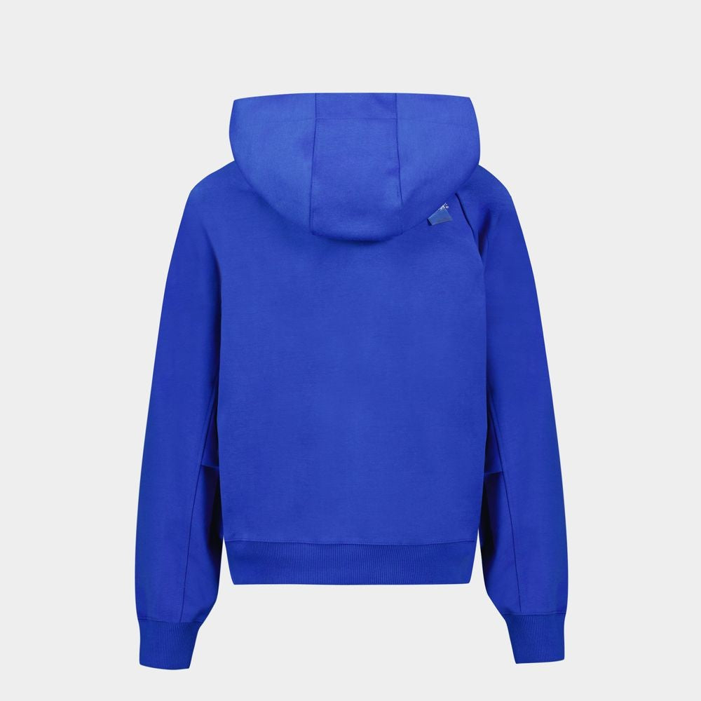 Ader Error Sweatshirt With Logo - Cotton - Blue