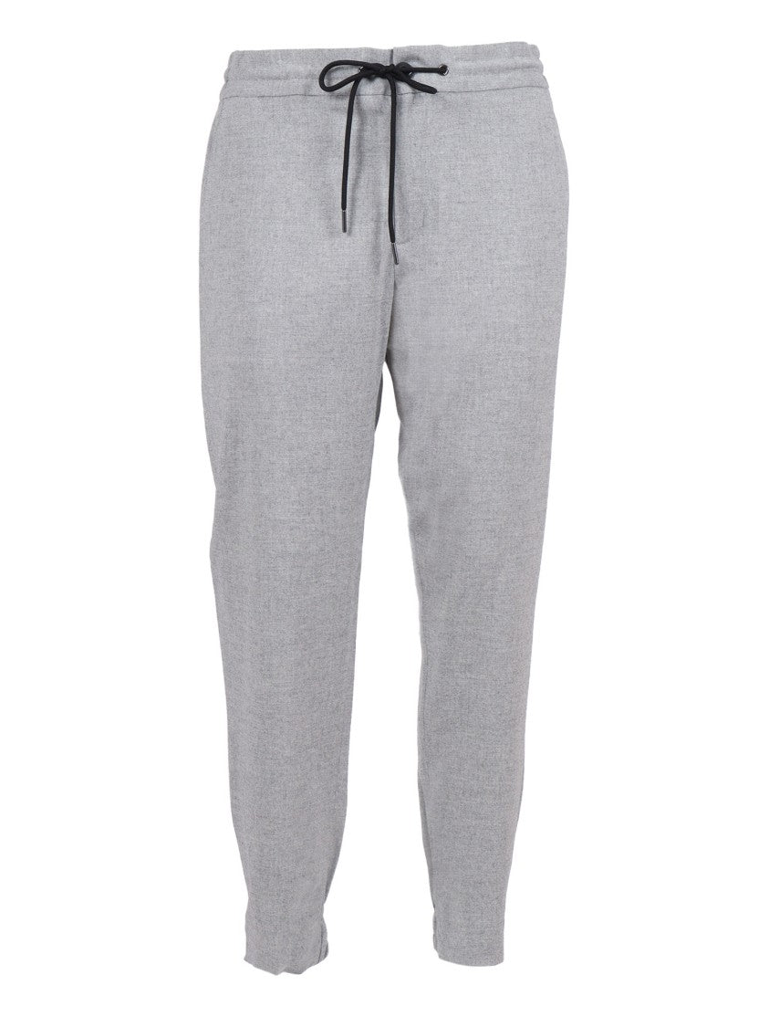 Tombolini Tapered Fit Running Pants With Textured Fabric