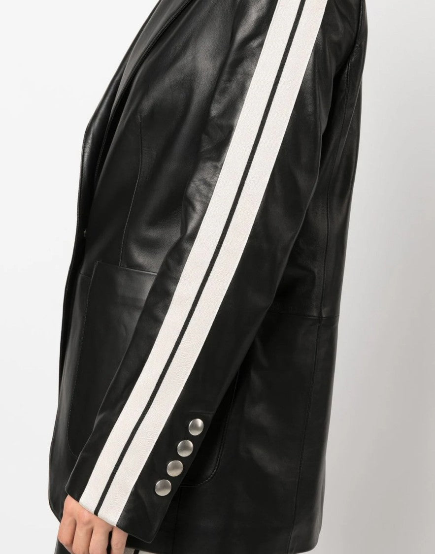 Palm Angels Leather Track Blazer