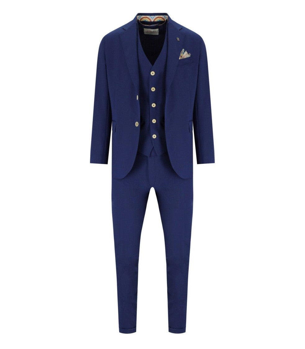 Bob Blue 3-Pieces Suit