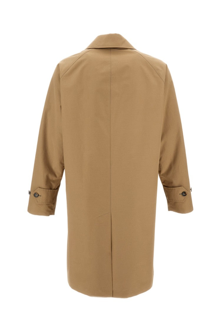 L'impermeabile Water-Repellent Trench Coat With Detachable Lining And Adjustable Cuffs