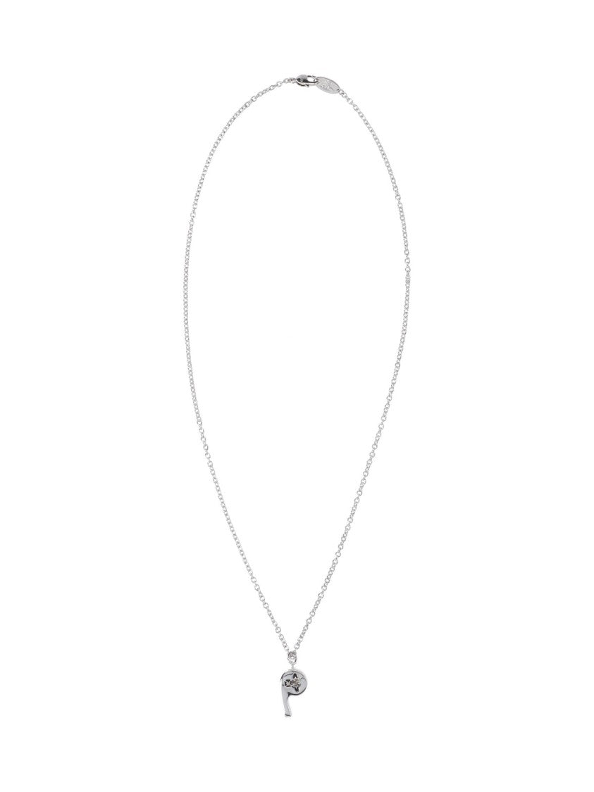 Vivienne Westwood Whistle-Shaped Silver-Tone Emblem Necklace